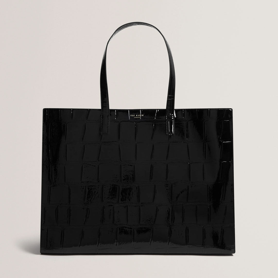 Qantë Ted Baker Croc Effect Extra Large Icon Bag