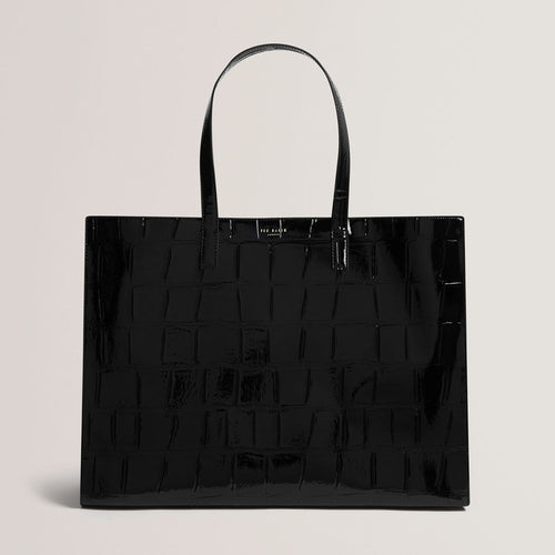 Qantë Ted Baker Croc Effect Extra Large Icon Bag