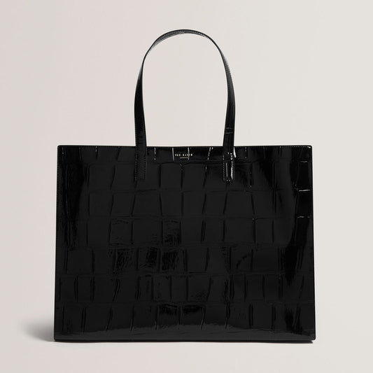 Qantë Ted Baker Croc Effect Extra Large Icon Bag