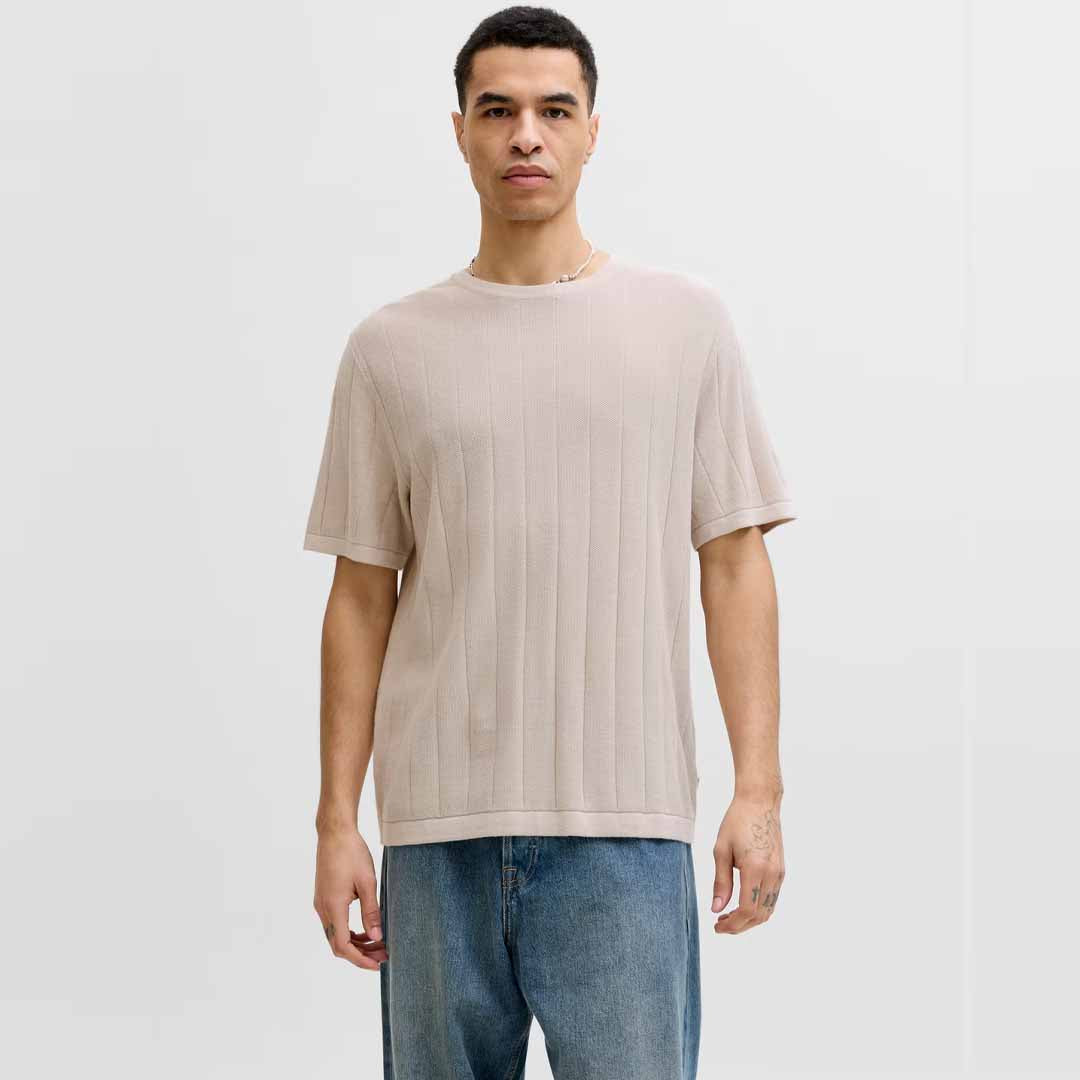 Maicë Jack & Jones JJEBRADLEY KNIT TEE SS LN