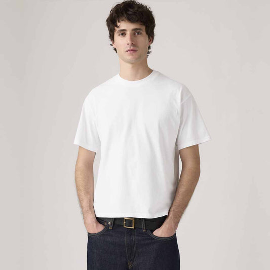 Maicë Levis BOXY SS TEE BRIGHT WHITE JERSEY