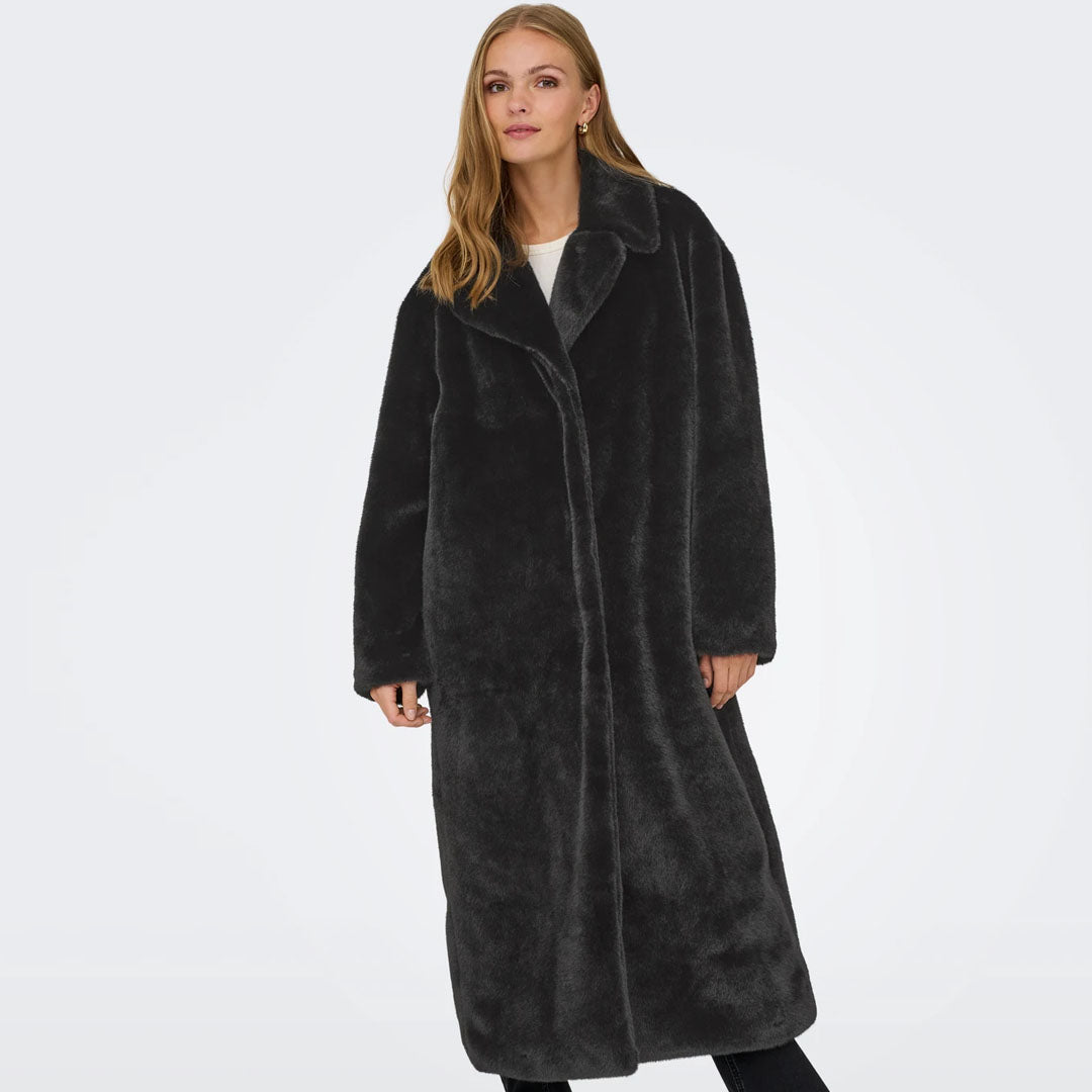 Jakne ONLY ONLMEAGAN LIFE X-LONG FAUX FUR COAT OTW