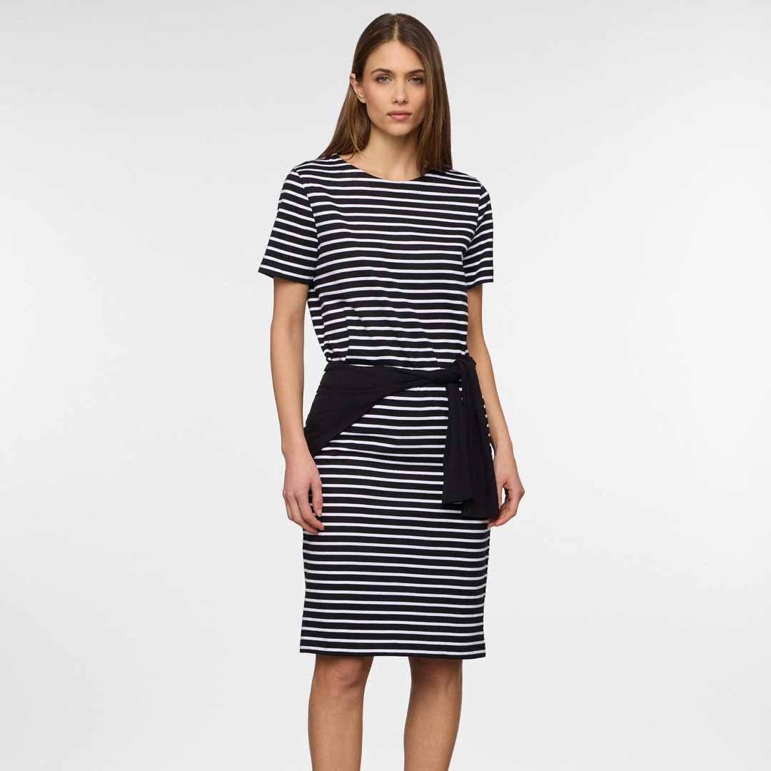 Fustan Upim IW DR20 STRI NERO/BIANCO