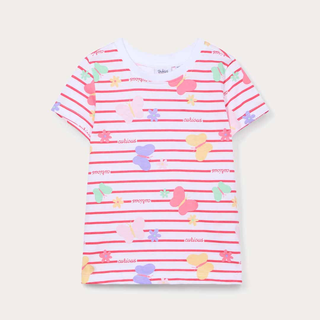 Maicë Blukids T-SHIRT S/S  BRILLIANT WH