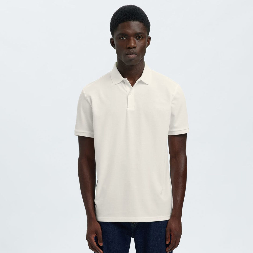 Maicë Selected SLMFAVE BUTTON SS POLO NOOS