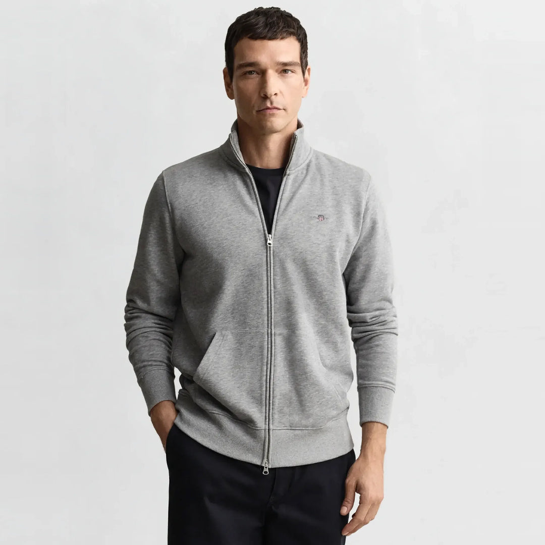 Duks Gant REG SHIELD FULL ZIP SWEAT