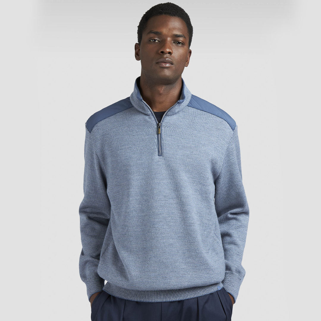 Bluzë PAUL & SHARK MENS KNITTED WOOL ZIPPED SWEATE