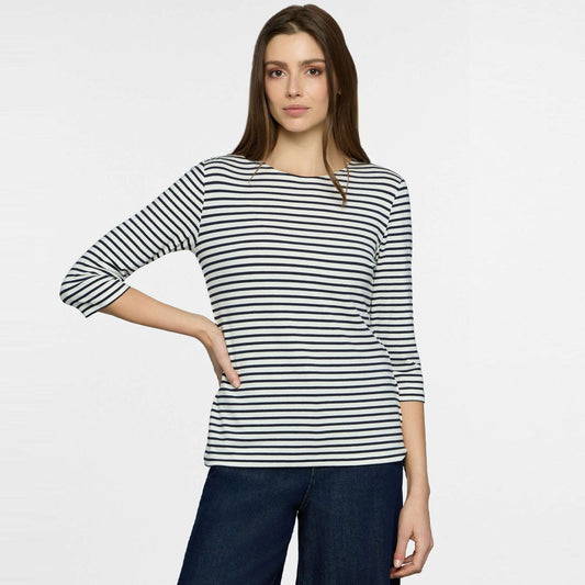 Maicë Upim TSHIRT RIGHE PANNA/BLU