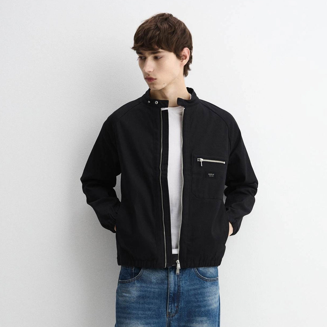 Jakne Replay COMFORT WAXED COTTON TWIL