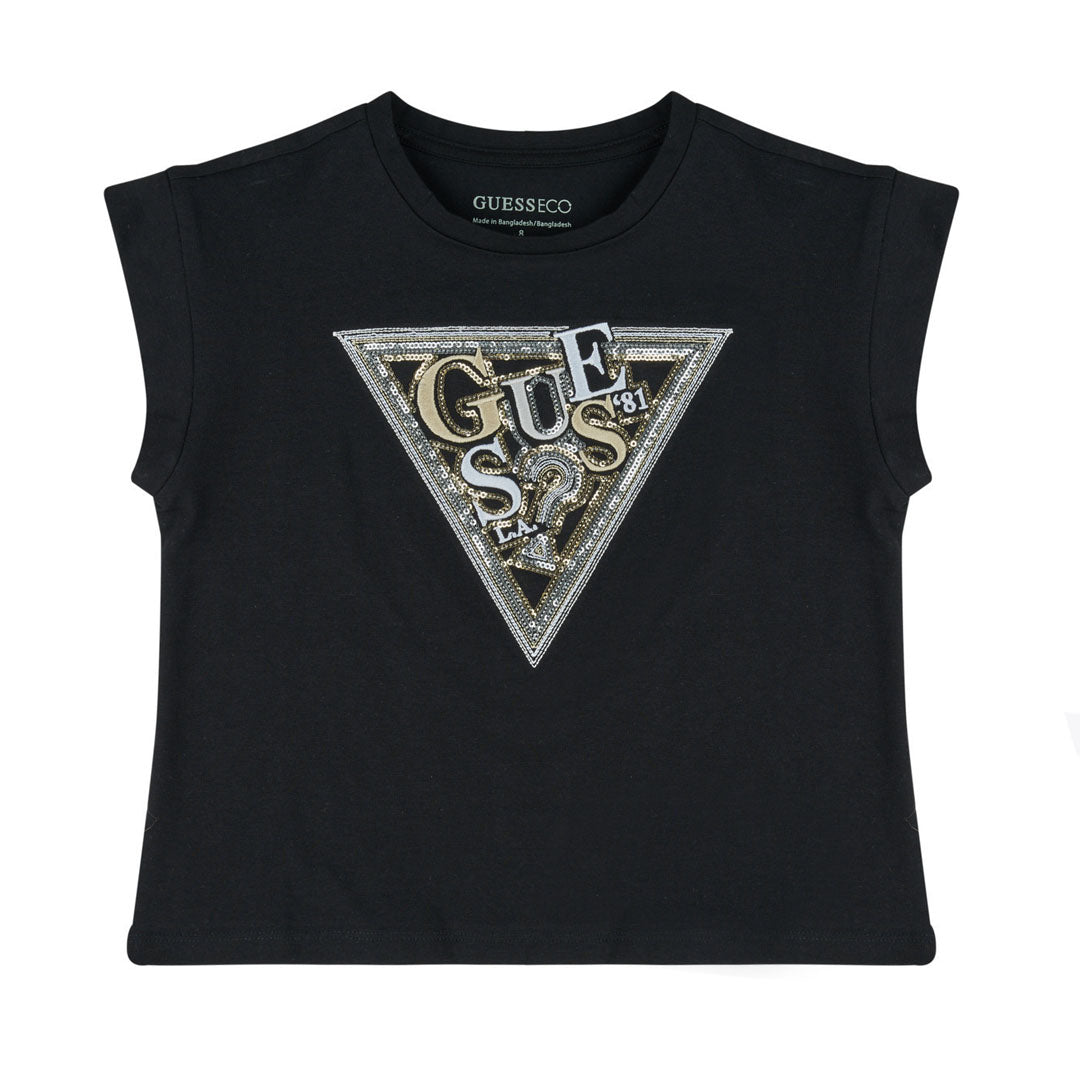 Maicë Guess MIDI SS T-SHIRT W/SEQUINS