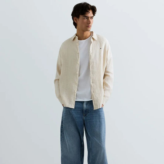 Këmishë Replay GARMENT DYED LINEN