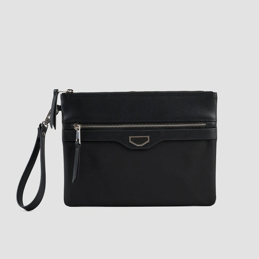 Qantë Antony Morato POUCH IN NYLON AND FAUX LEATHE