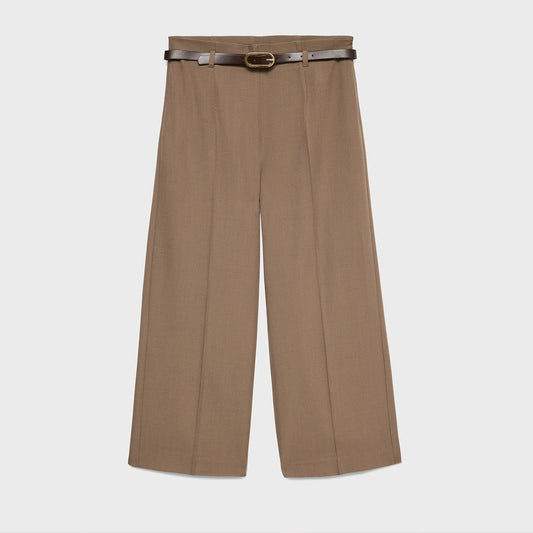Pantallona VERO MODA VMALESSIA MW 7/8 BELT PANT