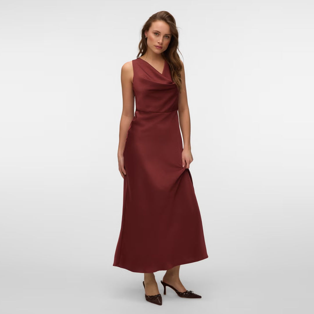 Fustan Vero Moda VMMAILKA SL TIE ANKLE DRESS EXP