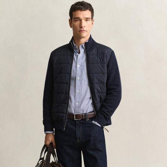 Jakne Gant HYBRID ZIP CARDIGAN