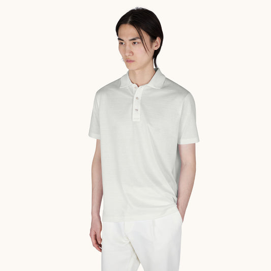 Maicë Paul & Shark MEN'S KNITTED COTTON POLOSHIRT