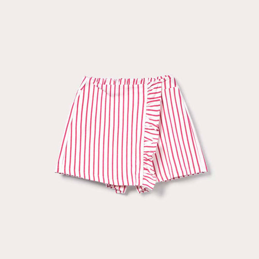 Shorce Blukids SKORT WHITE/RED STRIPES