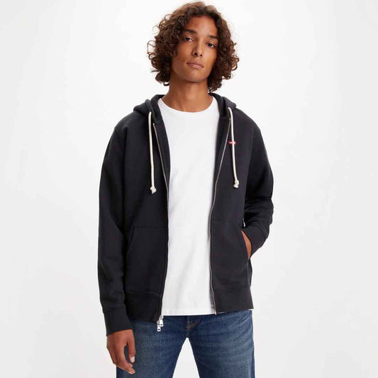 Duks LEVIS THE ORIGINAL HM ZIP UP MINERAL BLACK