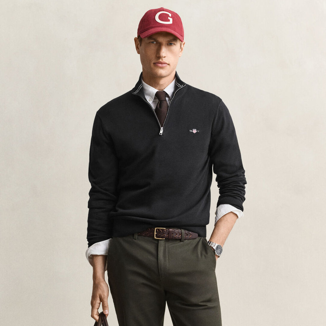 Duks Gant HALF-ZIP SWEATER