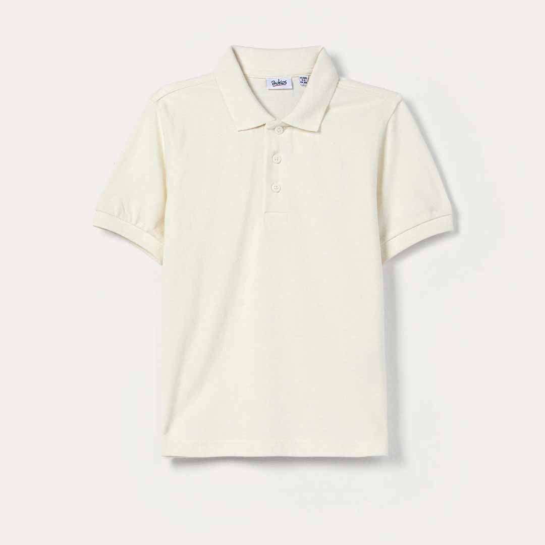 Këmishë Blukids POLO SOLID   CLOUD DANCER