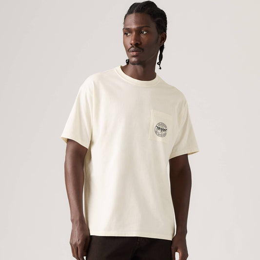 Maicë Levis GRAPHIC VINTAGE FIT POCKET TEE TWO HOR