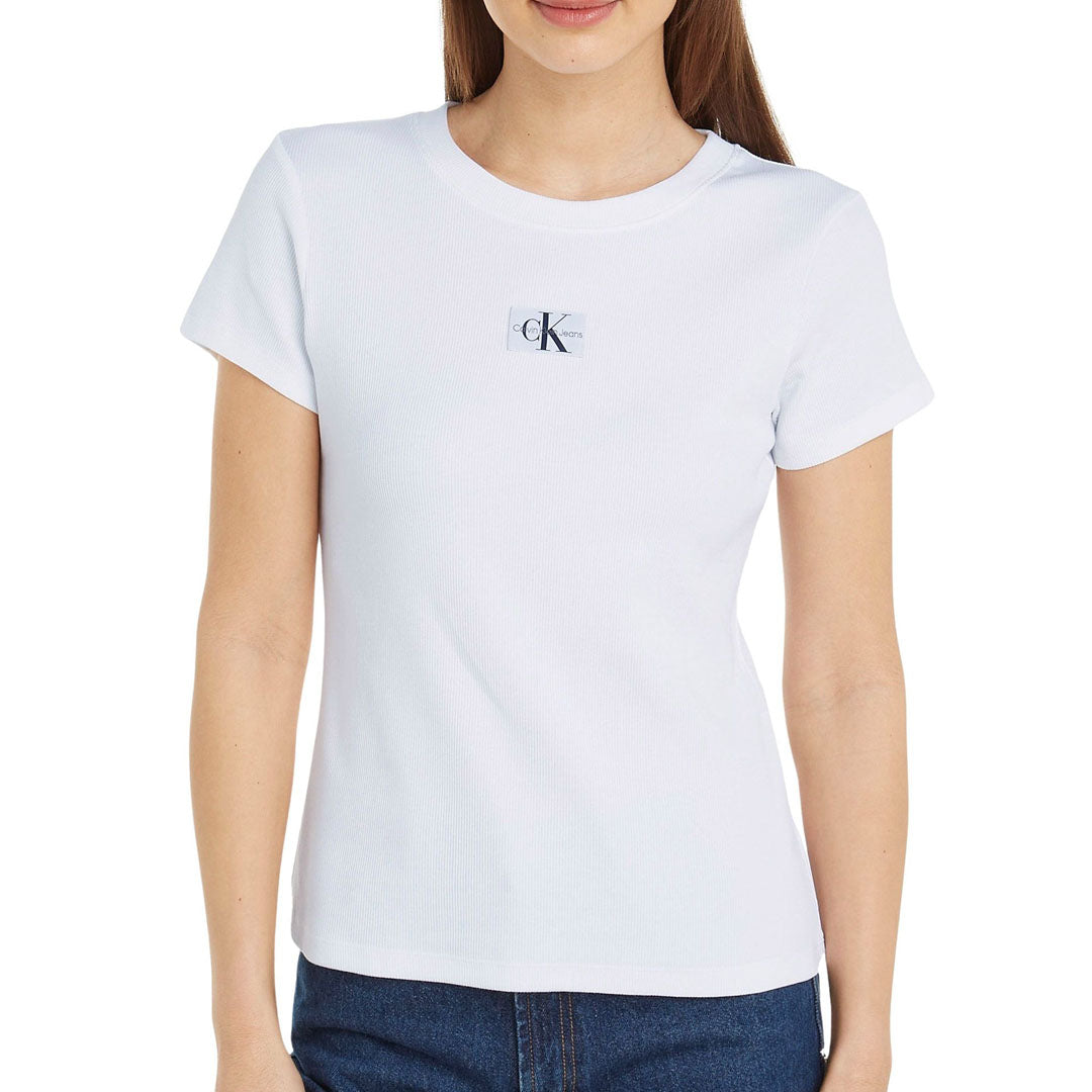 Maicë Calvin Klein SS PREMIUM INTERLOCK COTTON TEE