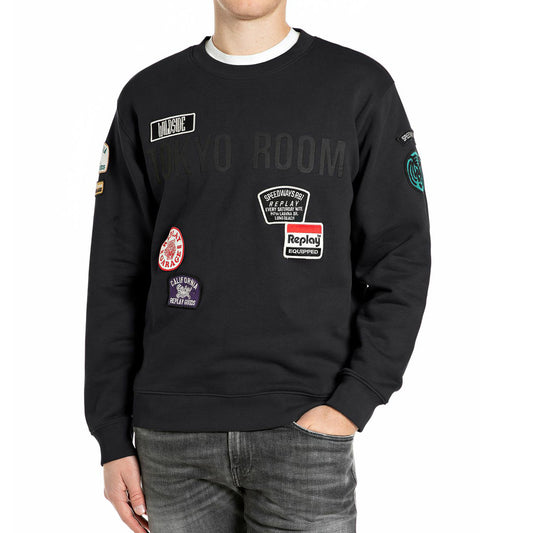 Bluzë Replay BRUSHED COTTON FLEECE