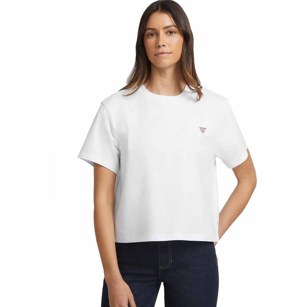 Maicë GUESS JEANS GJ SS CN BOXY MINI TRIANG TEE
