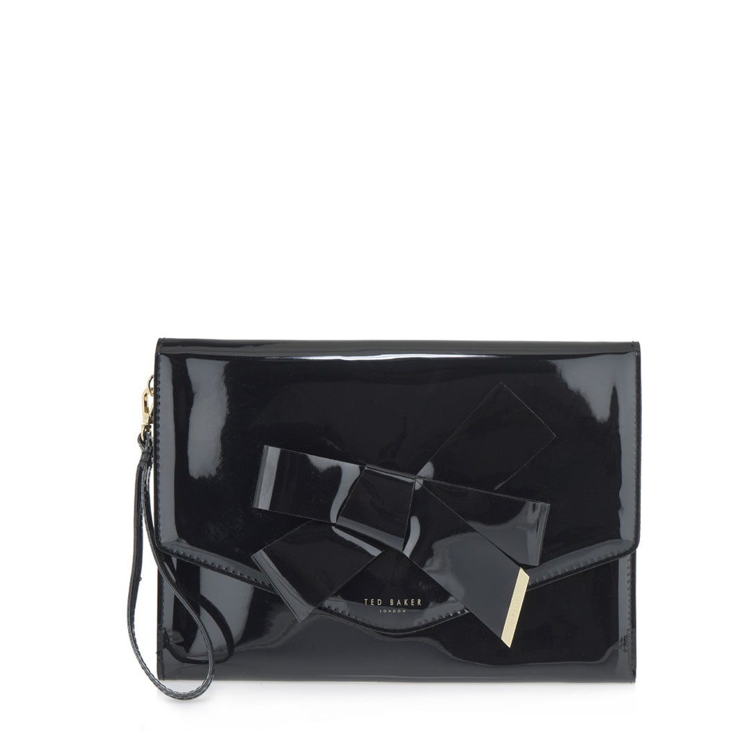 Qantë Ted Baker Knot Bow Envelope Pouch