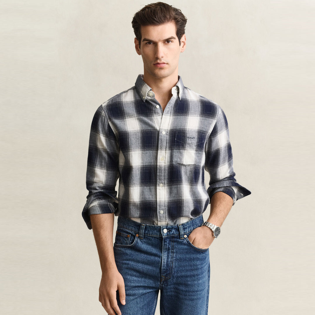 Këmishë Gant REG WINDBLOWN FLANNEL CHECK SHIRT