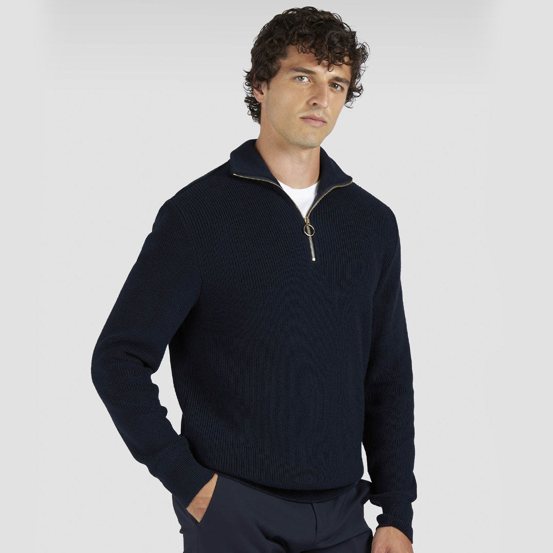 Bluzë PAUL & SHARK MENS KNITTED WOOL ZIPPED SWEATE