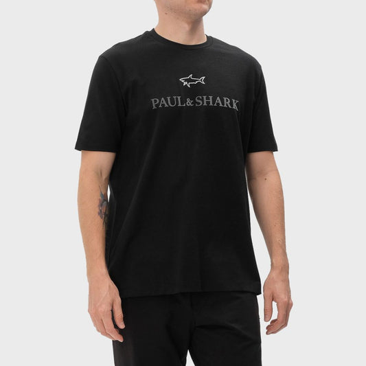 Maicë PAUL & SHARK MENS KNITTED COTTON T-SHIRT