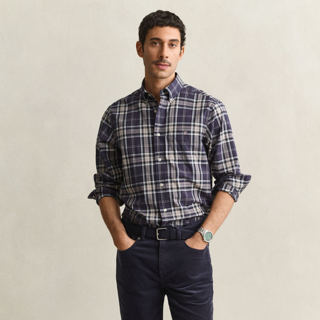 Këmishë Gant REG POPLIN CHECK SHIRT