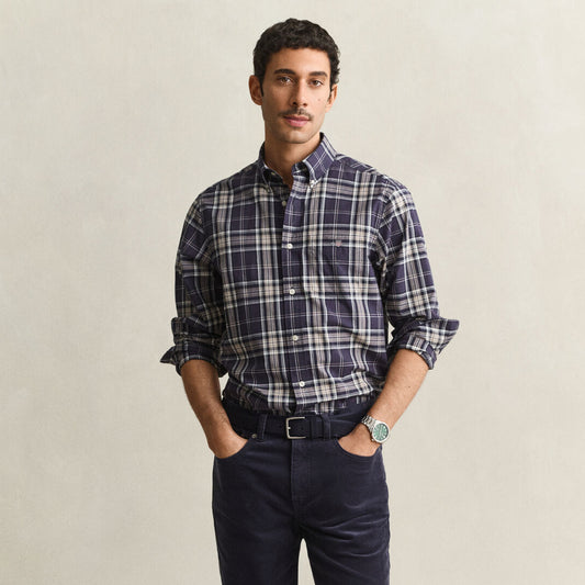 Këmishë Gant REG POPLIN CHECK SHIRT