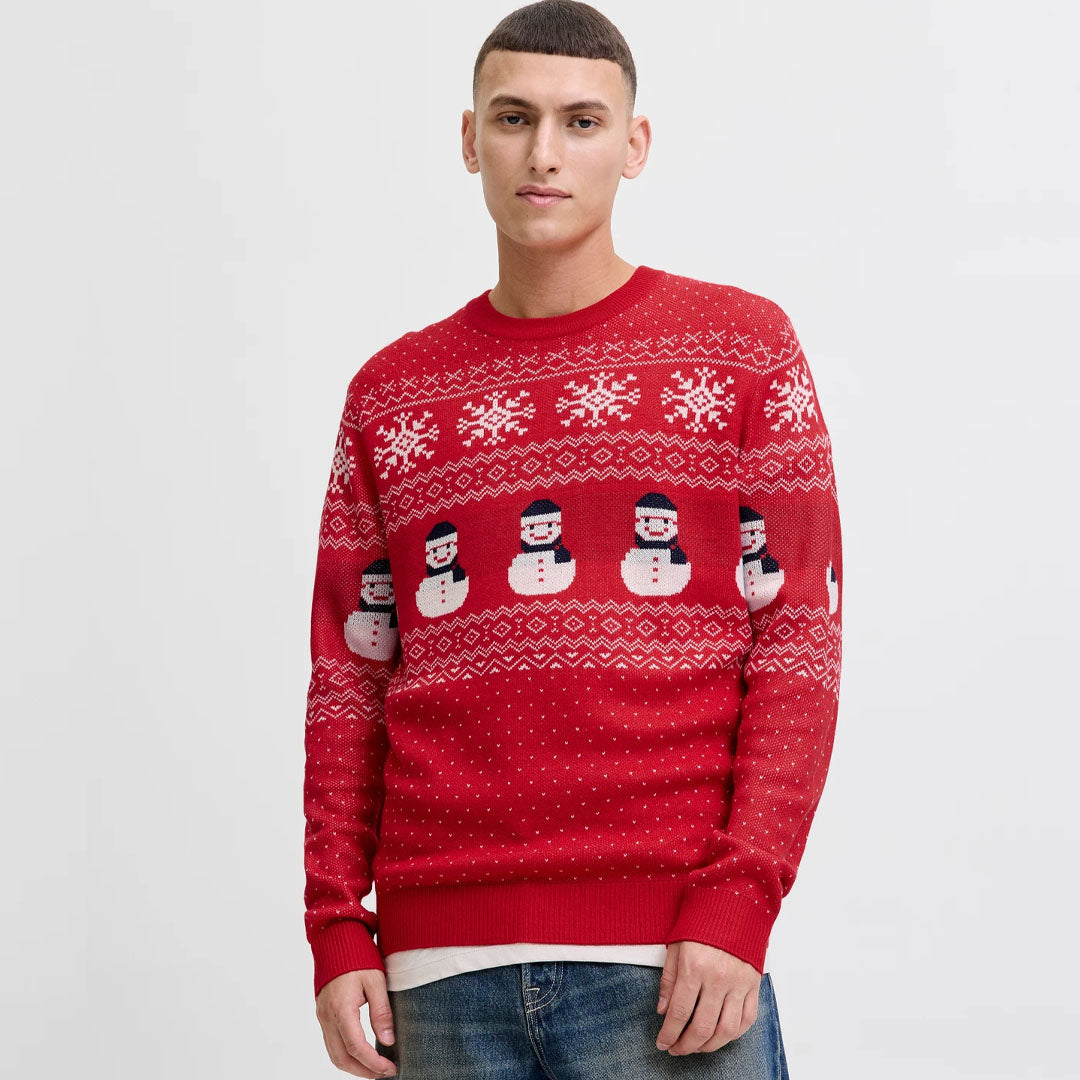 Bluzë JACK & JONESJJX MAS ANDREW KNIT CREW NECK