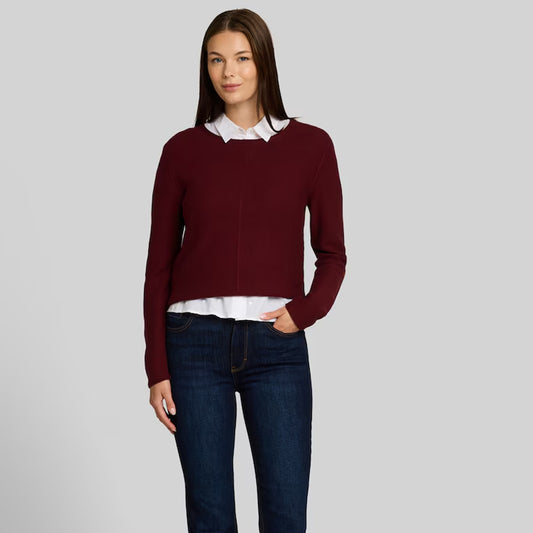 Bluzë Tom Tailor knit structure crewneck
