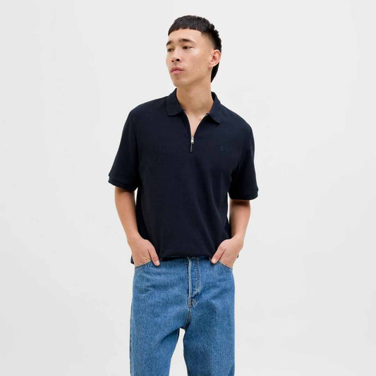 Maicë Jack & Jones JJEAUSTIN ZIP POLO SS NOOS