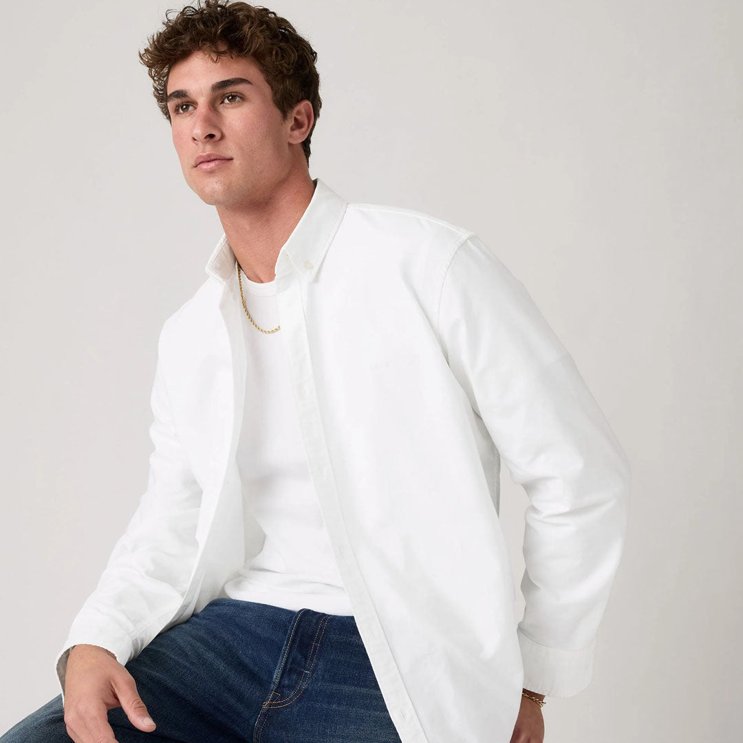 Këmishë LEVIS AUTHENTIC BUTTON DOWN BRIGHT WHITE O
