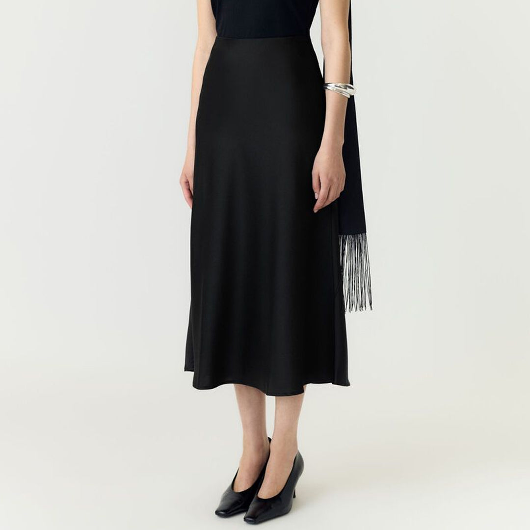 Fund Y.A.S YASPELLA HW MIDI SKIRT S. NOOS
