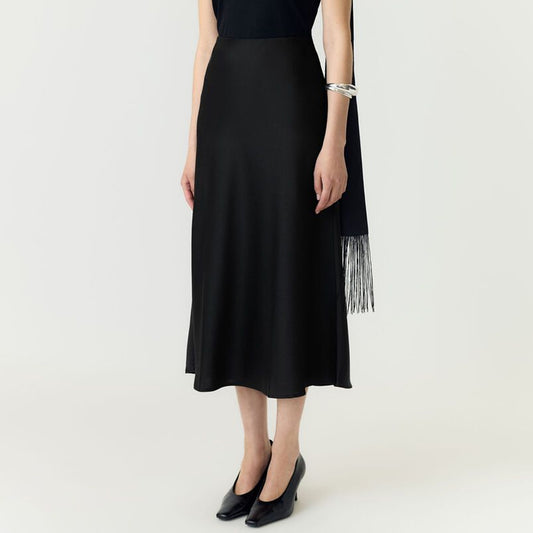 Fund Y.A.S YASPELLA HW MIDI SKIRT S. NOOS