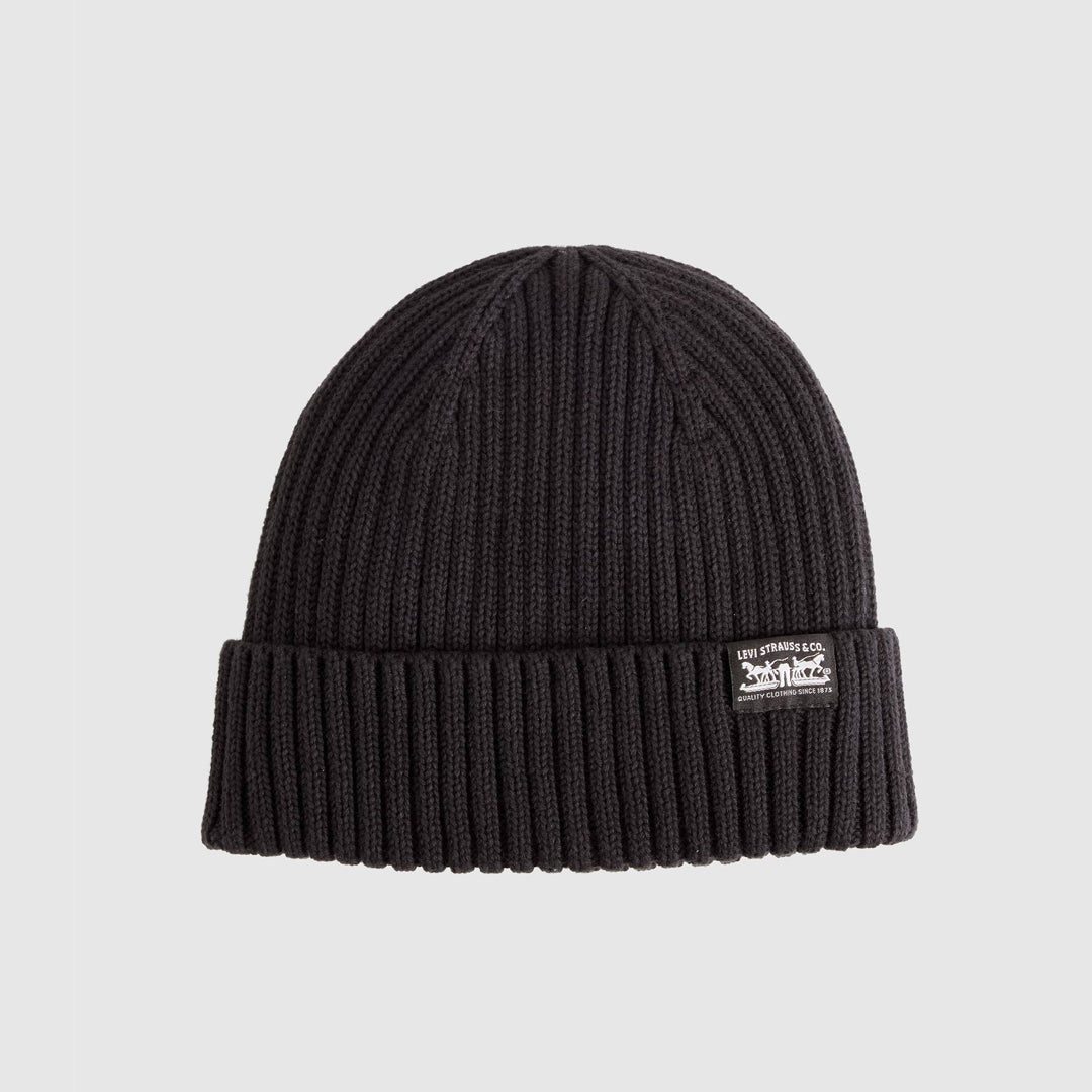 Kapelë Levis SUNSET BEANIE ANTHRACITE NIGHT COTTON