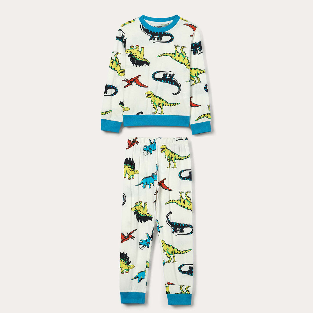 Pizhame Blukids LONG PYJAMA  BLANC DE BLA
