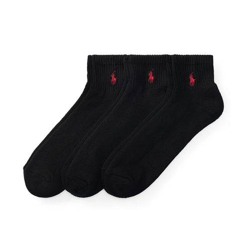 Qorape Ralph Lauren QUARTER-SOCKS-3 PACK