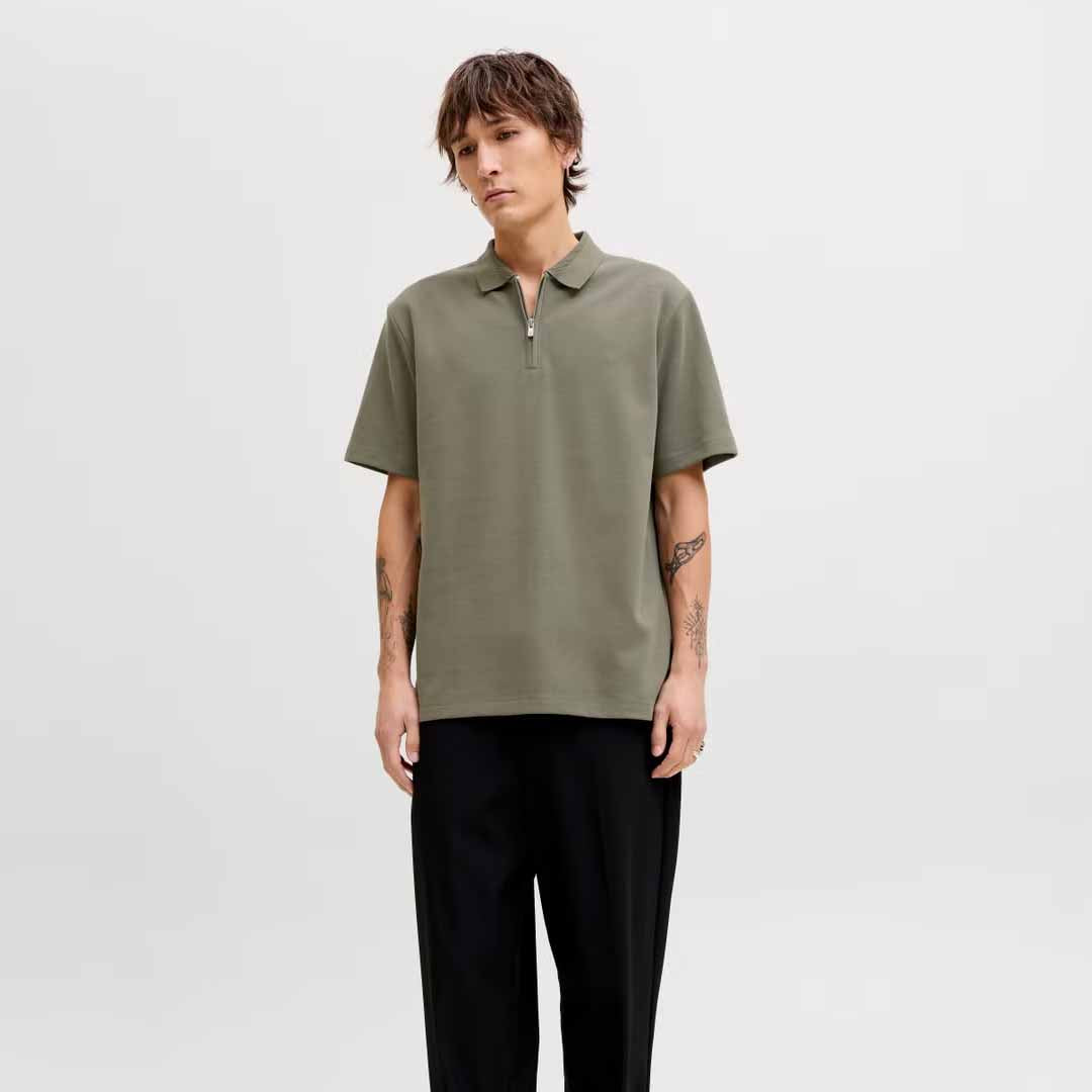 Maicë Jack & Jones JPRBLAETHAN SS ZIP POLO SN