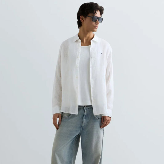 Këmishë Replay GARMENT DYED LINEN
