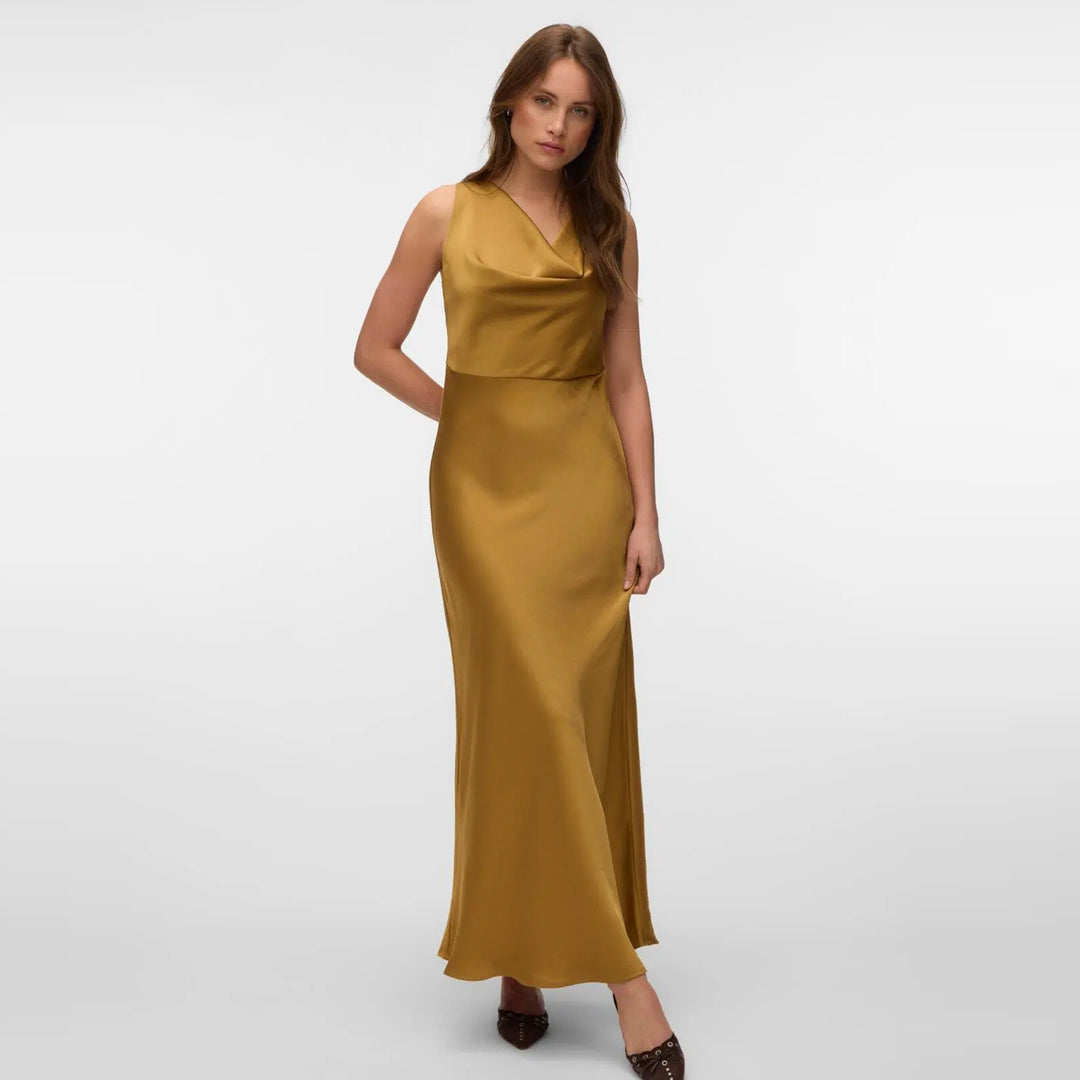 Fustan Vero Moda VMMAILKA SL TIE ANKLE DRESS EXP