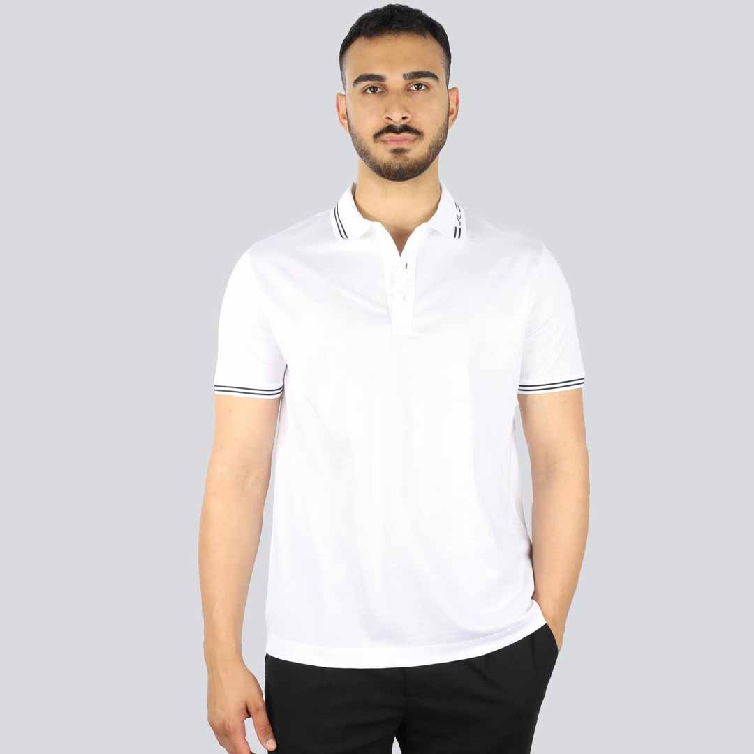 Maicë Paul & Shark MENS KNITTED COTTON POLOSHIRT