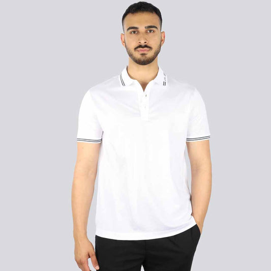 Maicë Paul & Shark MEN'S KNITTED COTTON POLOSHIRT