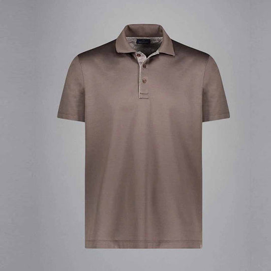 Maicë Paul & Shark MEN'S KNITTED COTTON POLOSHIRT