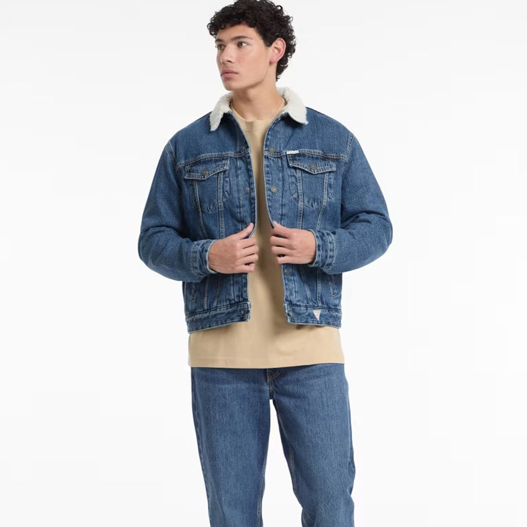 Jakne GUESS JEANS GJ MAN SHERPA REG TRUCKER JCK
